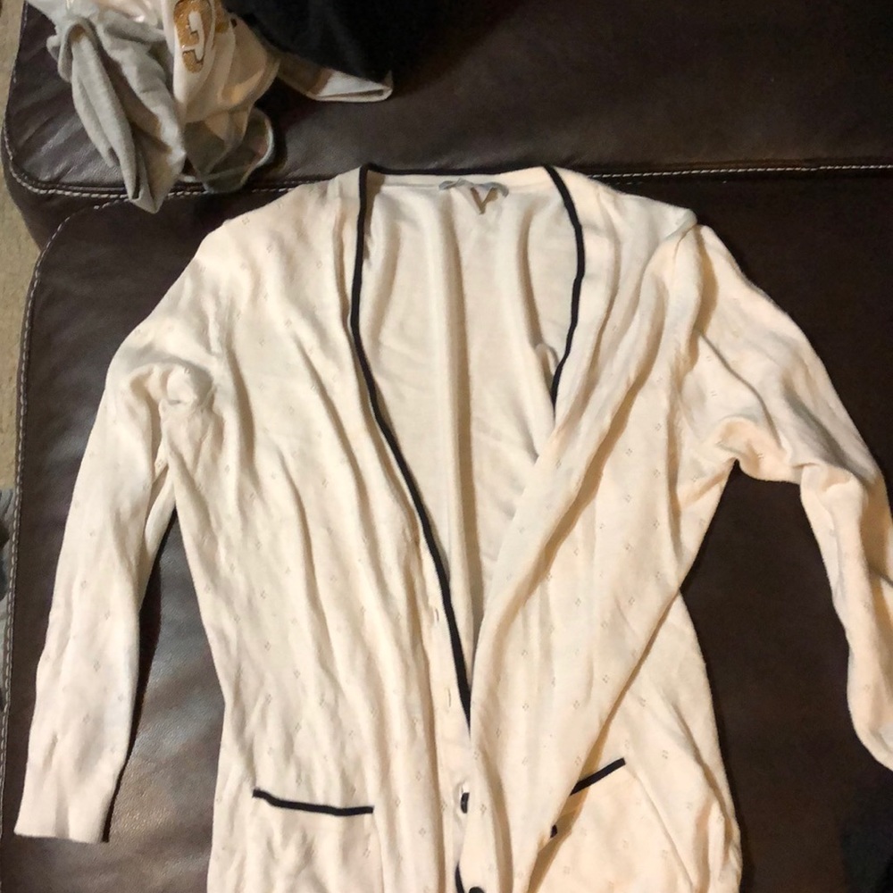 Small white cardigan